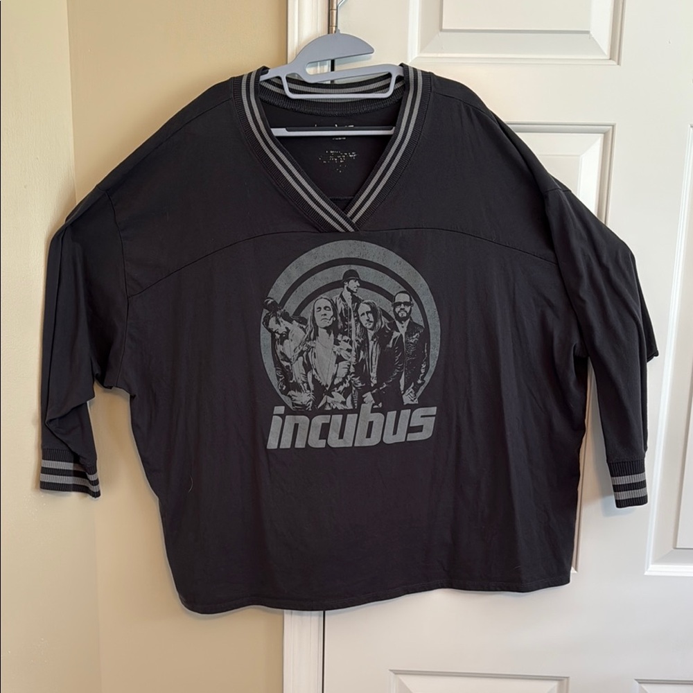 Charcoal Incubus Graphic Long Sleeve Shirt